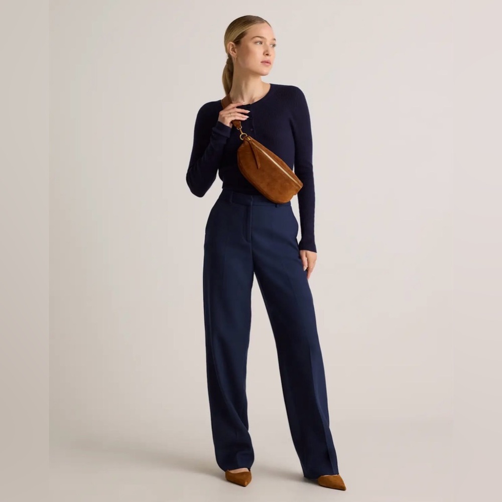 Quince Italian Suede Sling Bag - Picture 4 of 13